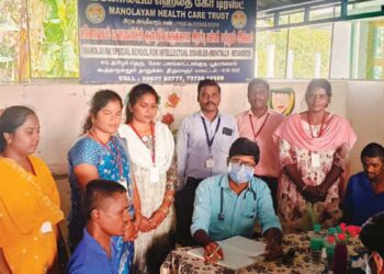 கூத்தாநல்லூர்மனோலயம் பள்ளியில் மாற்றுத்திறனாளி மாணவர்களுக்குப்பிரத்யேகசுவாசப்பரிசோதனைமுகாம்!