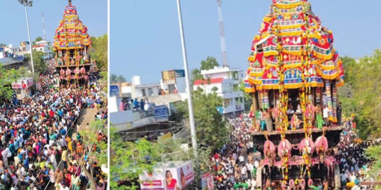 திருச்செந்தூரில் ‘அரோகரா’ முழக்கம் அதிர மாசித் தேரோட்டம்: