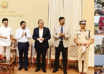 “காவல்துறைக்குக் கவசமாகும் அரசு!” – ரூ.91 கோடியில் புதிய குடியிருப்புகள், ஸ்மார்ட் வகுப்பறைகளைத் திறந்து வைத்தார் முதல்வர் ஸ்டாலின்!