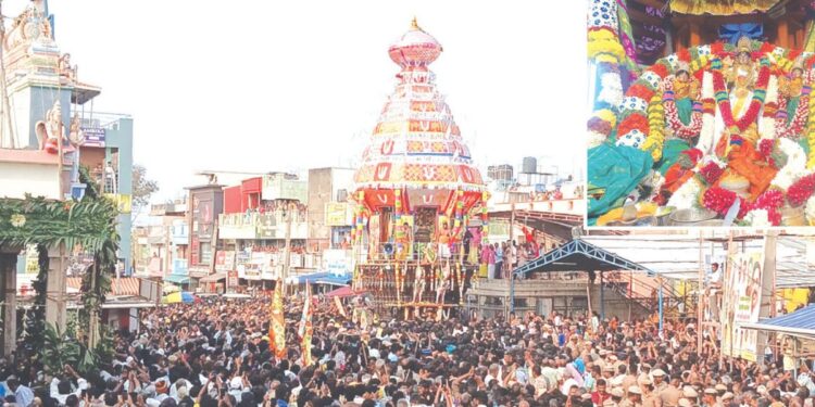 “ரங்கா… கோவிந்தா…” முழக்கம் விண்ணைப் பிளக்க காரமடை அரங்கநாதர் தேரோட்டம்: லட்சக்கணக்கான பக்தர்கள் வடம் பிடித்து வழிபாடு!