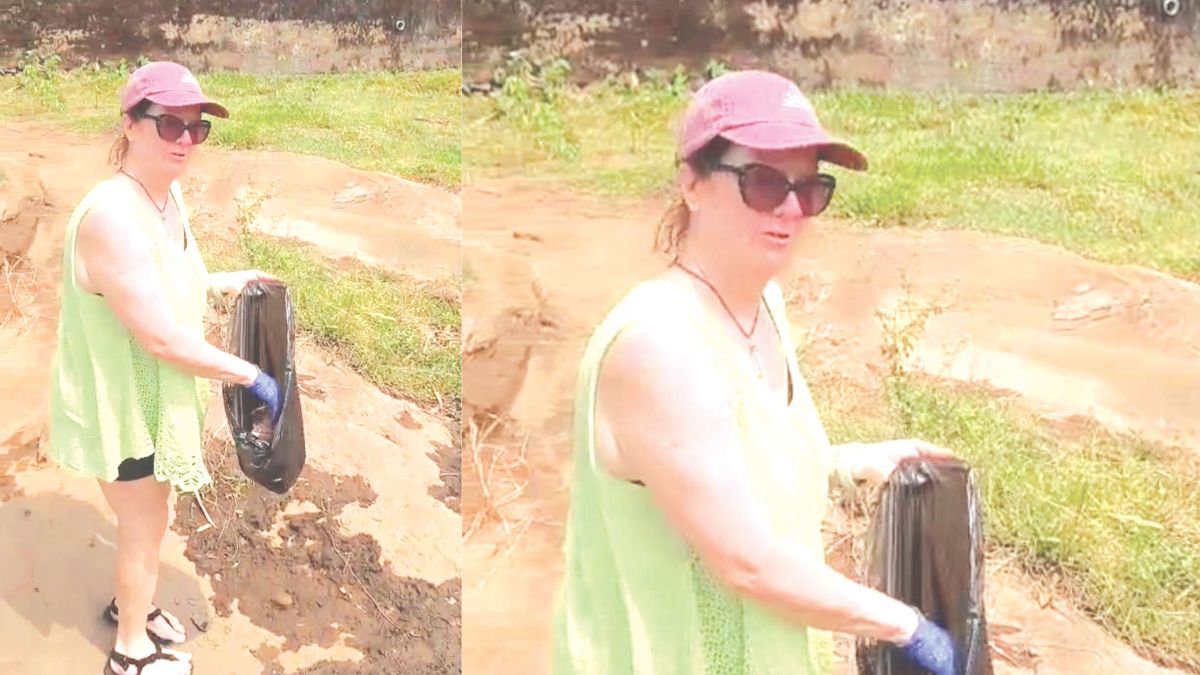 அதிரப்பள்ளியில் நெகிழ்ச்சி: மலைபோல் குவிந்த பிளாஸ்டிக் கழிவுகளைத் தனியாக அகற்றிய வெளிநாட்டுப் பெண்மணியின் ‘சுற்றுச்சூழல்’ பாடம்!