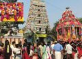 தாழம்பூரில் கோலாகலமான திரிசக்தி அம்மன் தேரோட்டம்: முப்பெரும் தேவியரை வடம் பிடித்து இழுத்து ஆயிரக்கணக்கான பக்தர்கள் பரவச வழிபாடு!