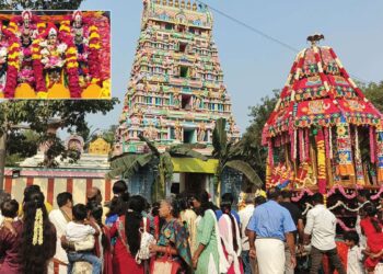 தாழம்பூரில் கோலாகலமான திரிசக்தி அம்மன் தேரோட்டம்: முப்பெரும் தேவியரை வடம் பிடித்து இழுத்து ஆயிரக்கணக்கான பக்தர்கள் பரவச வழிபாடு!