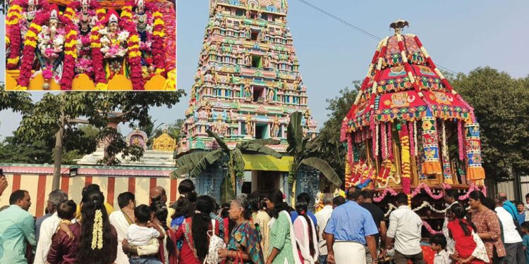 தாழம்பூரில் கோலாகலமான திரிசக்தி அம்மன் தேரோட்டம்: முப்பெரும் தேவியரை வடம் பிடித்து இழுத்து ஆயிரக்கணக்கான பக்தர்கள் பரவச வழிபாடு!