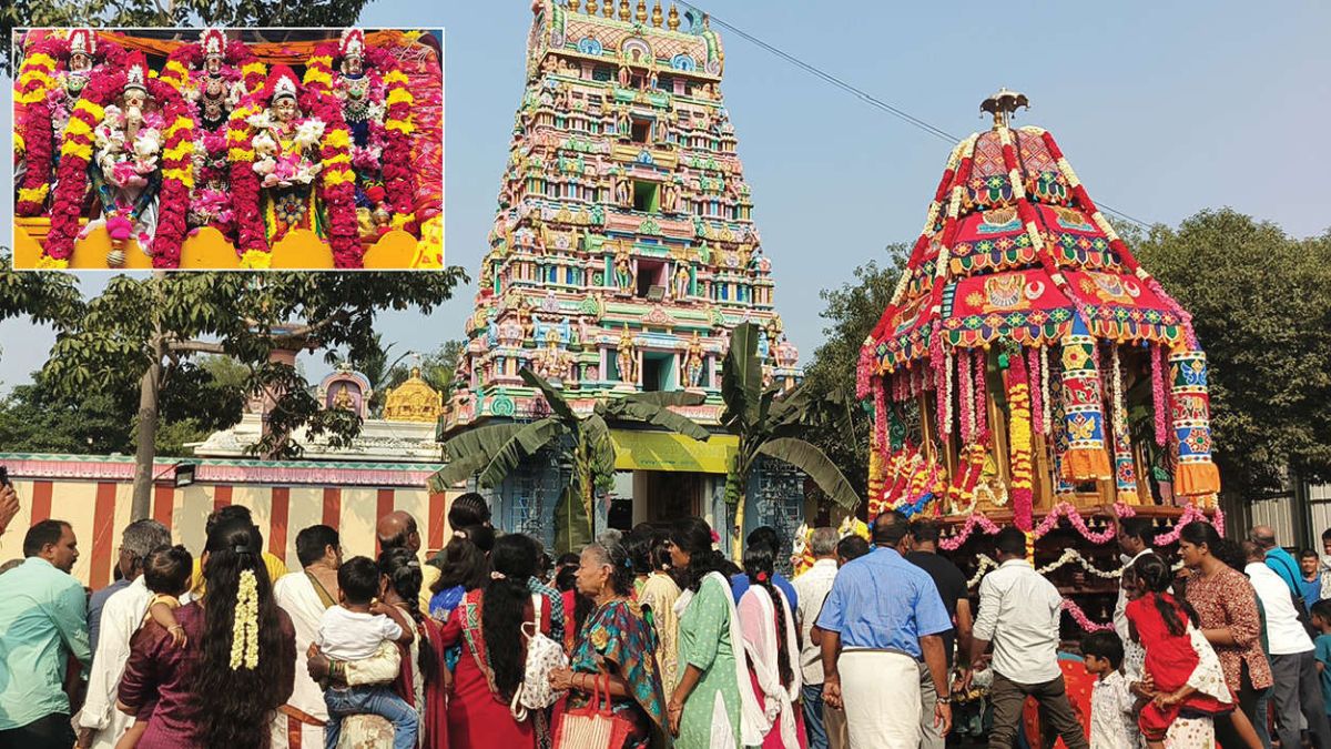 தாழம்பூரில் கோலாகலமான திரிசக்தி அம்மன் தேரோட்டம்: முப்பெரும் தேவியரை வடம் பிடித்து இழுத்து ஆயிரக்கணக்கான பக்தர்கள் பரவச வழிபாடு!