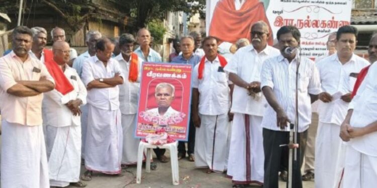 தியாகச் செம்மல் நல்லகண்ணுவுக்கு ராமநாதபுரத்தில் கண்ணீர் அஞ்சலி: அரசியல் கட்சித் தலைவர்கள் திரண்டு வந்து வீரவணக்கம்!