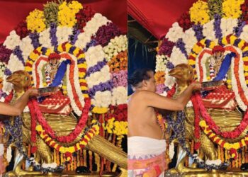 இரண்டரை ஆண்டுகளுக்குப் பின் சனிப்பெயர்ச்சி: மீன ராசியில் அமர்ந்தார் மந்த காரகன் – திருநள்ளாறில் லட்சக்கணக்கான பக்தர்கள் தரிசனம்!