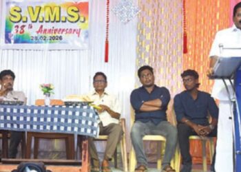 கம்பம் எஸ்.வி. மெட்ரிக் பள்ளியில் 38-வது ஆண்டு விழா கோலாகலம்: வெளிநாடுகளில் ஜொலிக்கும் மாணவர்கள் – சமுதாயத் தலைவர் ஓ.ஆர். குமரேசன் புகழாரம்!