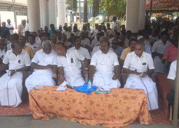 கம்பன் விரைவு ரயில் சேவையை, தடம் மாற்றக்கூடாது என வலியுறுத்தி உண்ணாவிரத போராட்டம் 