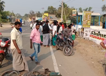 மயிலாடுதுறை அருகே சரக்கு வாகனம் மோதியதில் எலக்ட்ரிஷன் உயிரிழப்பு. போலீசார் விசாரணை