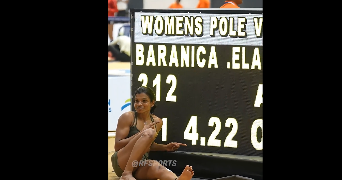 தேசிய அளவில் போல்வால்ட் போட்டியில் 4.22 மீட்டர் தாண்டி மாணவி புதிய சாதனை படைத்து அசத்தல்