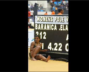 தேசிய அளவில் போல்வால்ட் போட்டியில் 4.22 மீட்டர் தாண்டி மாணவி புதிய சாதனை படைத்து அசத்தல்