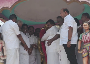 பூம்புகார் சட்டமன்ற தொகுதி வேட்பாளராக அறிவிக்கப்பட்ட பூம்புகார் MLA நிவேதா முருகனுக்கு வரவேற்பு