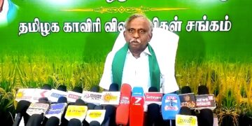 பாதுகாக்கப்பட்ட வேளாண் மண்டலத்தில் சட்டவிரோதமாக ஜவுளி பூங்கா அமைப்பதா?மன்னார்குடி P.R.பாண்டியன் கண்டனம்