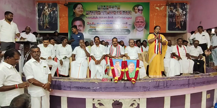 சீர்காழி சட்டமன்ற தொகுதி அதிமுக வேட்பாளர் மா சக்தி அறிமுக கூட்டம்