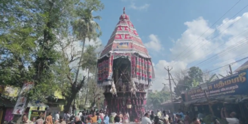 திருஇந்தளூர் பரிமள ரெங்கநாதர் கோயிலில் பங்குனி  உத்திரப் பெருந்திருவிழா