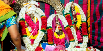 மன்னார்குடி அருகே பாமணி நாகநாதர் ஆலயத்தில் பங்குனி உத்திரத்தை முன்னிட்டு திருக்கல்யாணம்