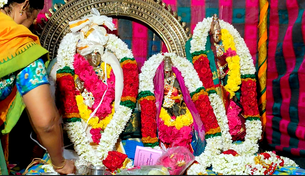 மன்னார்குடி அருகே பாமணி நாகநாதர் ஆலயத்தில் பங்குனி உத்திரத்தை முன்னிட்டு திருக்கல்யாணம்