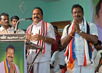 தேசிய ஜனநாயக கூட்டணி சார்பில் மயிலாடுதுறை போட்டியிடும் PMK வேட்பாளர் பழனிச்சாமி அறிமுககூட்டம்