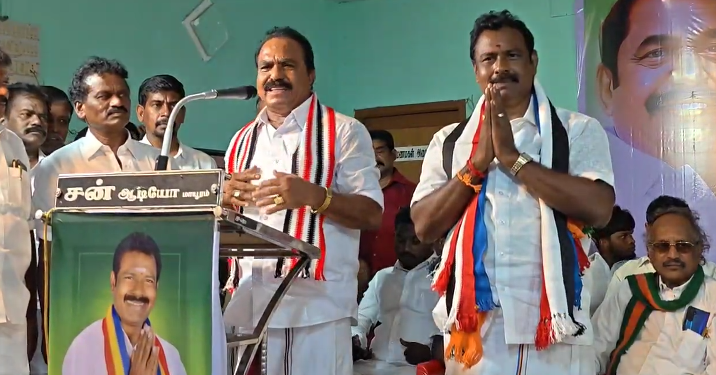 தேசிய ஜனநாயக கூட்டணி சார்பில் மயிலாடுதுறை போட்டியிடும் PMK வேட்பாளர் பழனிச்சாமி அறிமுககூட்டம்