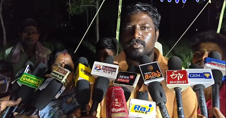 சேந்தங்குடியில் அனுமதிக்கப்பட்ட இடத்தில் பட்டா வழங்க வலியுறுத்தி போராட்டம் தேர்தலை புறக்கணிப்பு