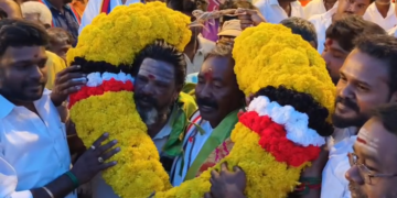 சென்னை ஸ்ரீபெரும்புதூர் தொகுதி அதிமுக வேட்பாளர் k .பழனி கட்சி நிர்வாகிகளை சந்தித்து ஆலோசனை