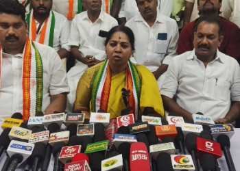 மயிலாடுதுறை தொகுதி காங்கிரஸ் வேட்பாளராக வெளியூரை சேர்ந்தவர் அறிவிக்கப்பட்டதற்கு எதிர்ப்பு
