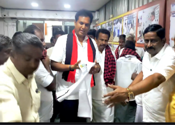 TTV தினகரன் மீது அதிருப்தி நீடாமங்கலம் தெற்கு ஒன்றிய செயலாளர் தலைமையில் DMK-வில் இணைந்தனர்