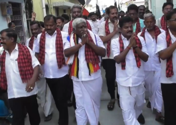 திருத்தணியில் DMDK வேட்பாளர் T.கிருஷ்ணமூர்த்தி ஆதரித்து DMK சார்பில் வாக்குசேகரிப்பு