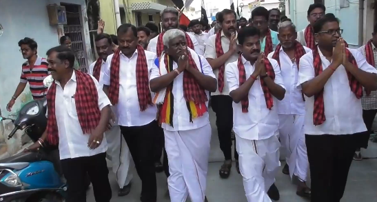 திருத்தணியில் DMDK வேட்பாளர் T.கிருஷ்ணமூர்த்தி ஆதரித்து DMK சார்பில் வாக்குசேகரிப்பு