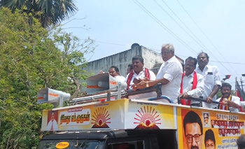 பூம்புகார் தொகுதியில் அனல் பறக்கும் பிரச்சாரம் கட்சி நிர்வாகிகள் வீதி வீதியாக சென்று வாக்கு சேகரிப்பு