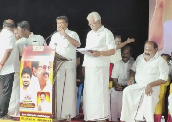 பூம்புகார் தொகுதியில் மதச்சார்பற்ற முற்போக்கு கூட்டணி சார்பில் செயல்வீரர் மற்றும் திமுக வேட்பாளர் அறிமுக கூட்டம்