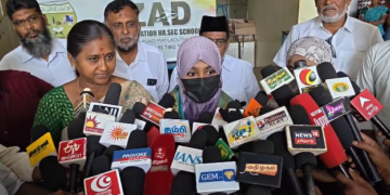 மயிலாடுதுறை மாவட்டத்தில் தனியார் பள்ளி மாணவி 596 மதிப்பெண் பெற்று முதலிடம்
