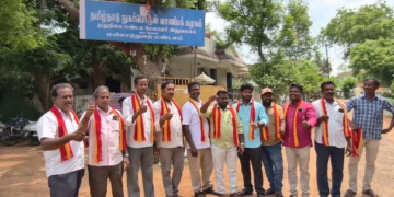 தமிழக முதலமைச்சராக விஜய் பொறுப்பேற்ற வரவேற்கும் கோட்டூரில் டெல்டா விவசாய மன்றம் சார்பில் கொண்டாட்டம்