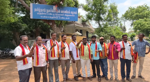 தமிழக முதலமைச்சராக விஜய் பொறுப்பேற்ற வரவேற்கும் கோட்டூரில் டெல்டா விவசாய மன்றம் சார்பில் கொண்டாட்டம்
