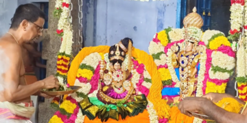 திருவிளையாட்டம் கிராமத்தில் உள்ள ஸ்ரீ குசும சீதளாம்பிகை என்கிற ஸ்ரீ மாரியம்மன் கோவிலில் 53 ஆம் ஆண்டு தீமிதி திருவிழா