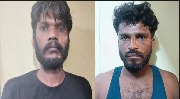 டாட்டூ விலை தகராறில் அரிவாள் காட்டி கொலை மிரட்டல் – கன்னியாகுமரியைச் சேர்ந்த 2 பேர் கைது