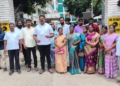 கன்னியாகுமரி மாவட்டம் ஆரல்வாய் மொழி பேரூராட்சி தலைவர் உட்பட பேரூராட்சி உறுப்பினர்களுடன் அலுவலகத்தில் மனு