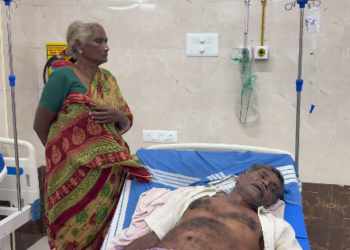 கஞ்சாநகரம் கிராமத்தில் தங்கள் இடத்தை கோயில் இடம் என்று கூறி ஆக்கிரமித்து தீக்குழி அமைக்க முயற்சிப்பதாக குற்றம் கோரிக்கை