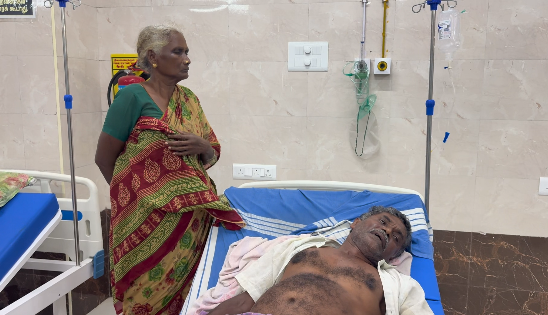 கஞ்சாநகரம் கிராமத்தில் தங்கள் இடத்தை கோயில் இடம் என்று கூறி ஆக்கிரமித்து தீக்குழி அமைக்க முயற்சிப்பதாக குற்றம் கோரிக்கை