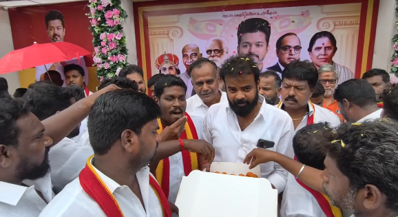 கஞ்சாநகரம் கிராமத்தில் தங்கள் இடத்தை கோயில் இடம் என்று கூறி ஆக்கிரமித்து தீக்குழி அமைக்க முயற்சிப்பதாக குற்றம் கோரிக்கை