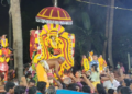 கஞ்சாநகரம் கிராமத்தில் உள்ள பிரசித்தி பெற்ற ஸ்ரீ படைவெட்டி மாரியம்மன் ஆலய தீமிதி உற்சவம்