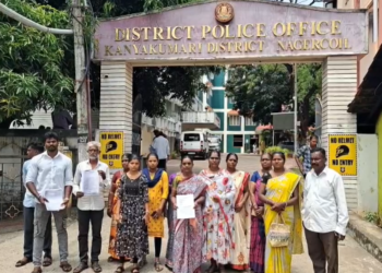 மணவாளக்குறிச்சி அருகே முன் விரோதம் காரணமாக அதே பகுதியில் சேர்ந்த வாலிபரை வழிமறித்து தாக்கிய காவல் உதவி ஆய்வாளர்