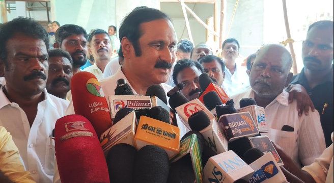 DMKதலைவர் ஸ்டாலின் விரக்த்தியில் ஏதேதோ பேசுகிறார் , தலைவர் அன்புமணி ராமதாஸ் பேட்டி