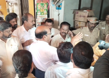 குத்தாலம் மன்மதீஸ்வரர் கோயில் இடம் ஆக்கிரமிப்பில் இருந்து மீட்டு கோயிலுக்கு சொந்தமான இடம் என விளம்பரபலகை வைப்பு