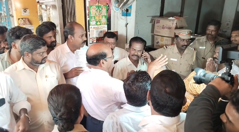 குத்தாலம் மன்மதீஸ்வரர் கோயில் இடம் ஆக்கிரமிப்பில் இருந்து மீட்டு கோயிலுக்கு சொந்தமான இடம் என விளம்பரபலகை வைப்பு