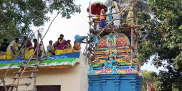 மேலப்பட்டமங்கலம் கிராமத்தில் உள்ள தீப்பாய்ந்தாள் அம்மன் & சப்தகன்னிகள் கோயிலில் மகா கும்பாபிஷேகம்