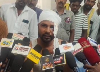 திருவிளையாட்டம் கிராமத்தில் போதையில் வந்த இளைஞரை தட்டி கேட்ட DMK வாக்குசாவடி முகவர் மீது இளைஞர்கள் கொலைவெறி தாக்குதல் 6 பேர் கைது