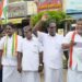 TVK பதவி ஏற்க அழைக்காத தமிழக கவர்னரை கண்டித்து சீர்காழியில் காங்கிரஸ் கட்சி சார்பில் ஆர்ப்பாட்டம்
