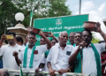 திருவள்ளூர் மாவட்ட ஆட்சியர் ச. கவிதாவை சந்தித்த தமிழக வெற்றிக் கழக சட்டமன்ற உறுப்பினர்கள்